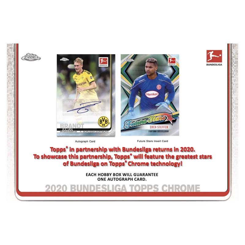 2019/20 Topps Chrome Bundesliga Soccer Hobby Case (12ct)