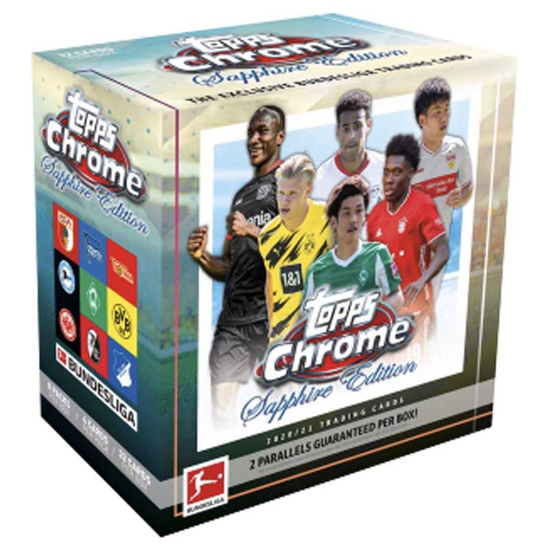 2020/21 Topps Chrome Bundesliga Soccer Sapphire Edition Box