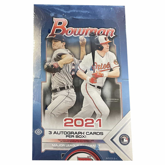 2021 Bowman Baseball Jumbo HTA Hobby 8 Box Case