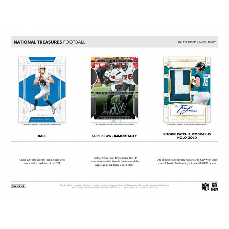 2021 Panini National Treasures Football Hobby Case (4ct)