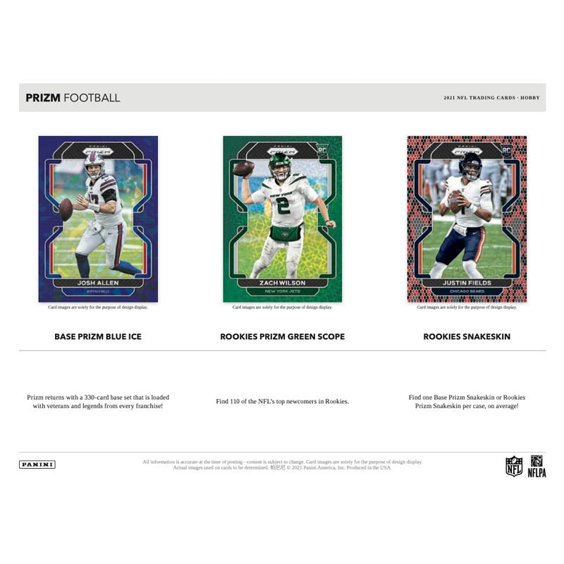 2021 Panini Prizm Football Hobby Case (12ct)