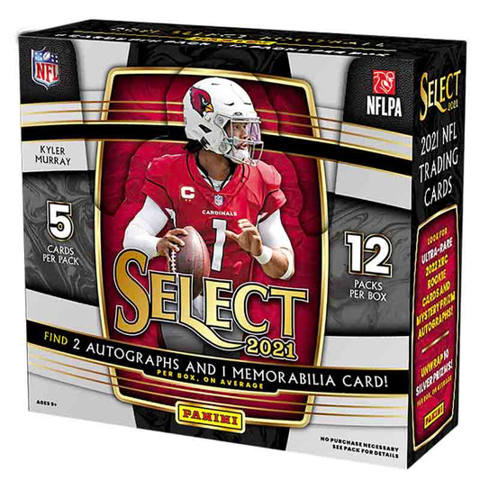 2021 Panini Select Football Hobby 12 Box Case