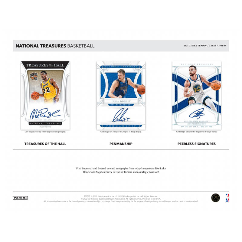 2021/22 Panini National Treasures Basketball Hobby 4 Box Case