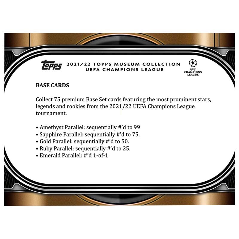 2021/22 Topps Museum Collection UEFA Champions League Soccer Hobby Box