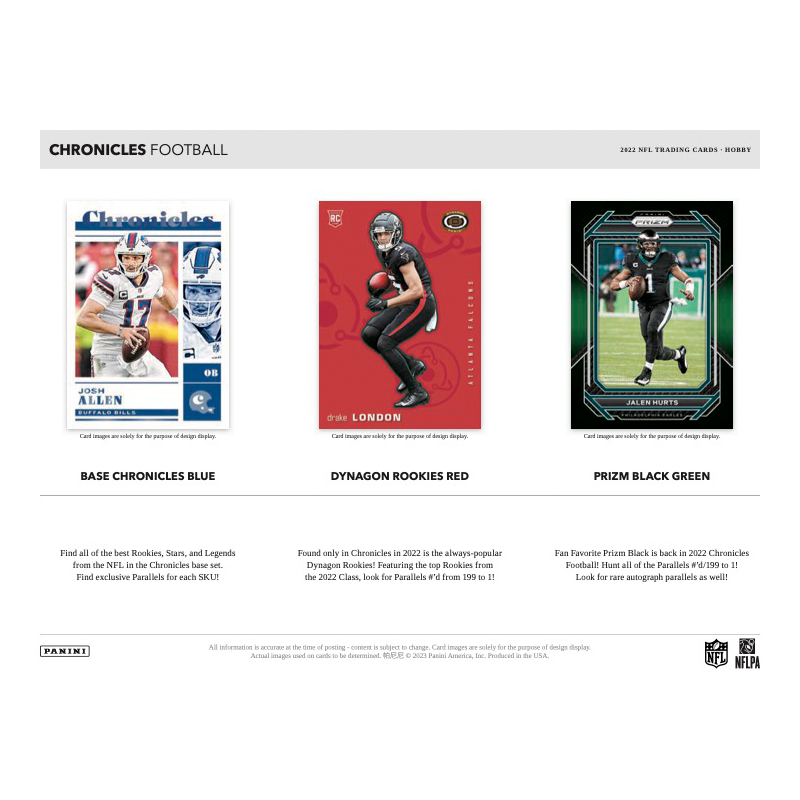 2022 Panini Chronicles Football Hobby 12 Box Case