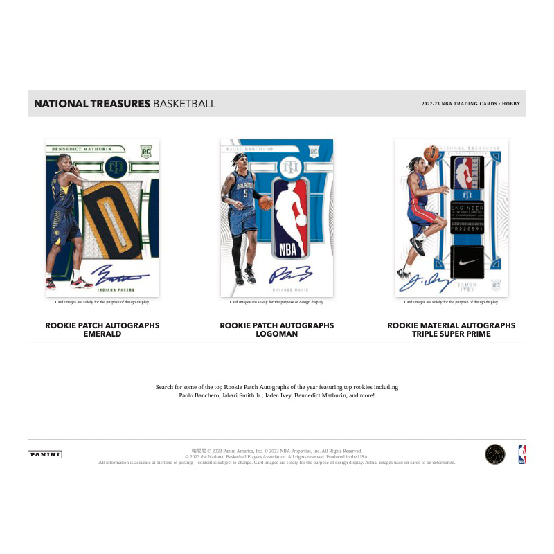 2022/23 Panini National Treasures Basketball Hobby 4 Box Case