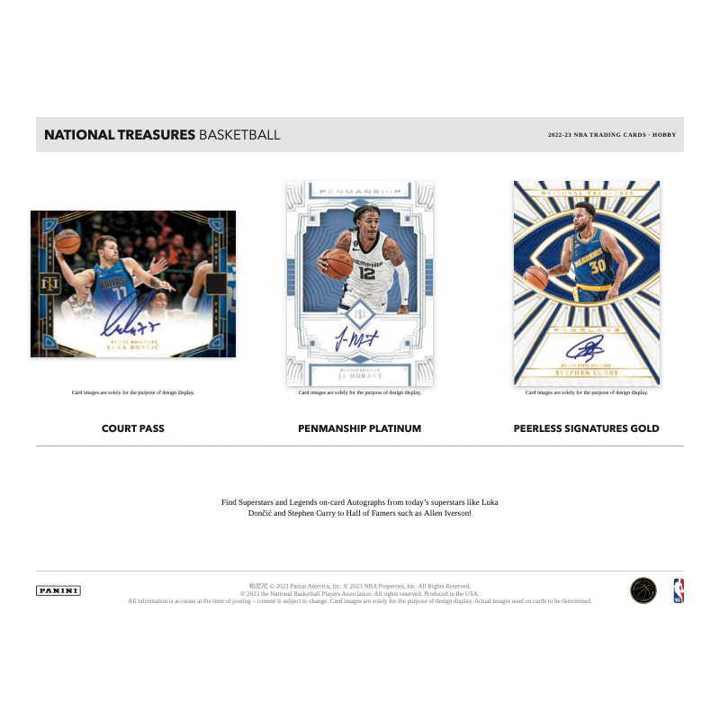 2022/23 Panini National Treasures Basketball Hobby Box