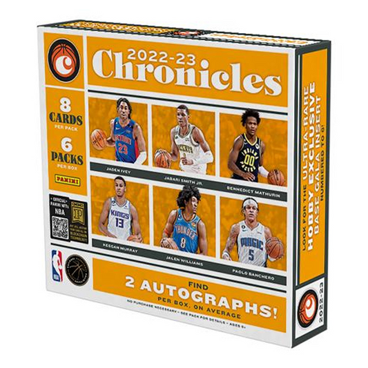 2022/23 Panini Chronicles Basketball Hobby 12 Box Case