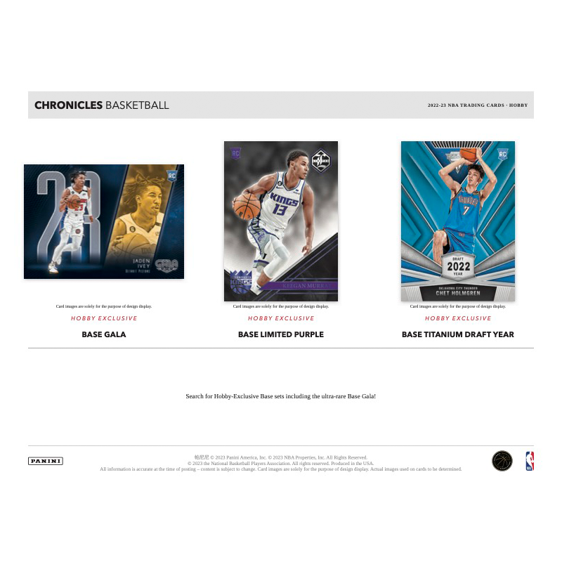 2022/23 Panini Chronicles Basketball Hobby 12 Box Case