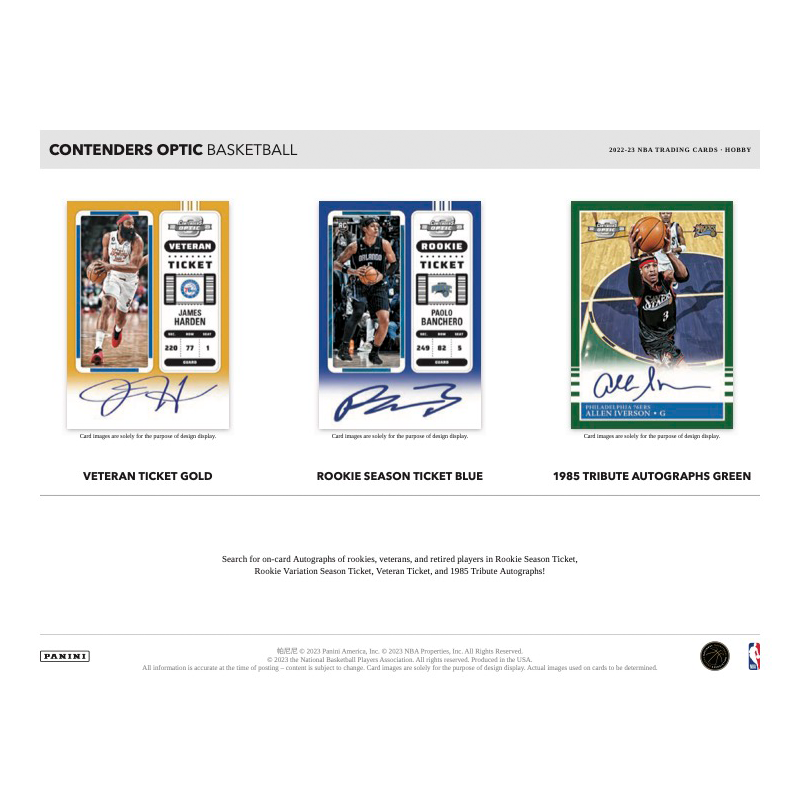 2022/23 Panini Contenders Optic Basketball Hobby Box