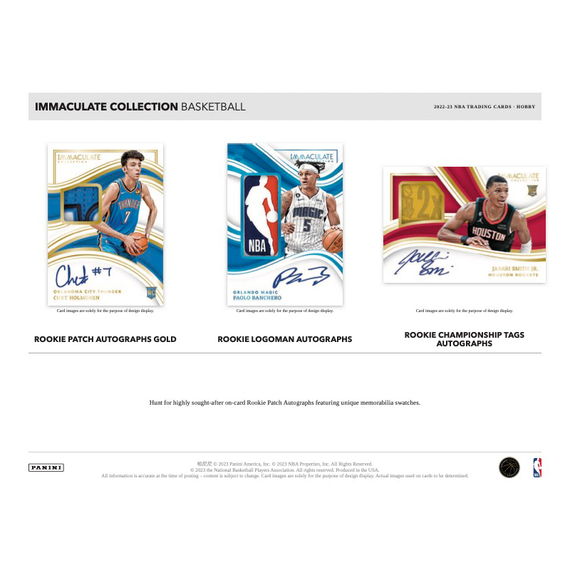 2022/23 Panini Immaculate Basketball Hobby Box