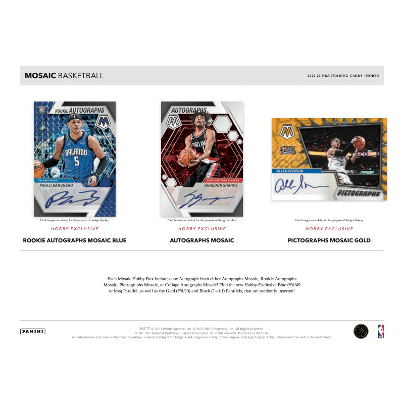 2022/23 Panini Mosaic Basketball Hobby Box