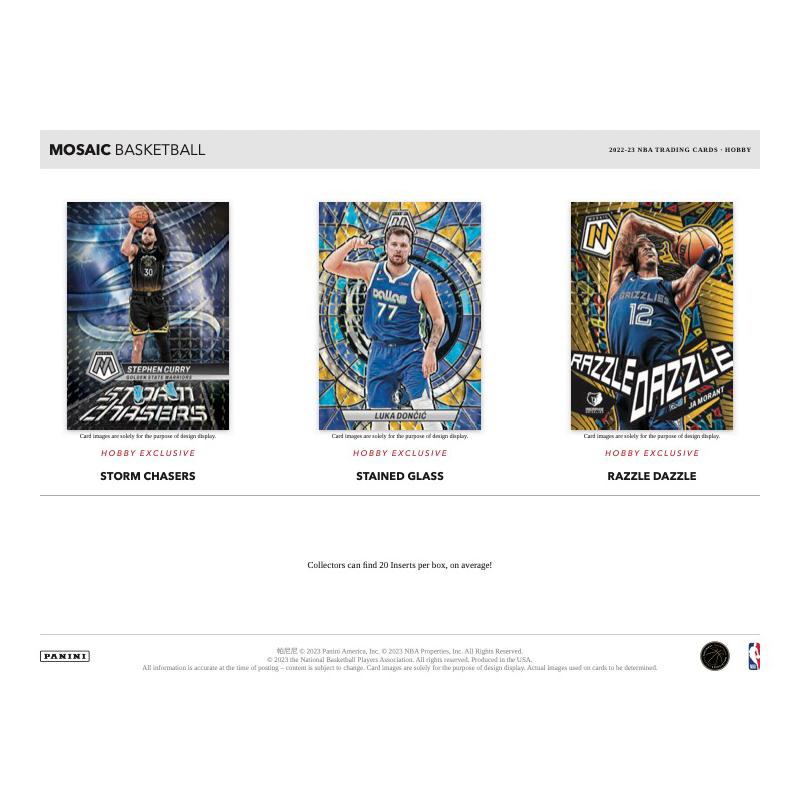 2022/23 Panini Mosaic Basketball Hobby Box