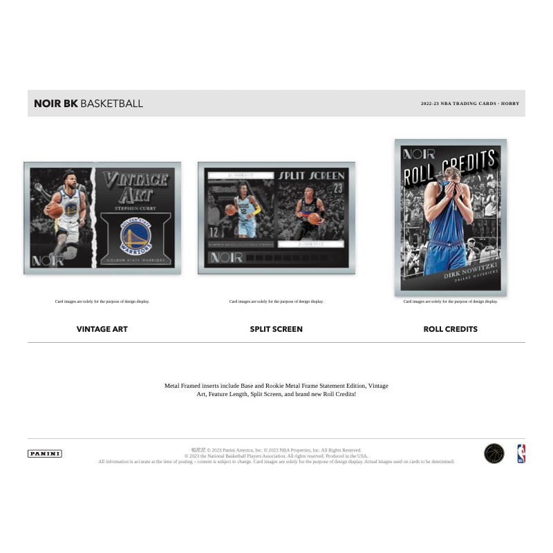 2022/23 Panini Noir Basketball Hobby 4 Box Case