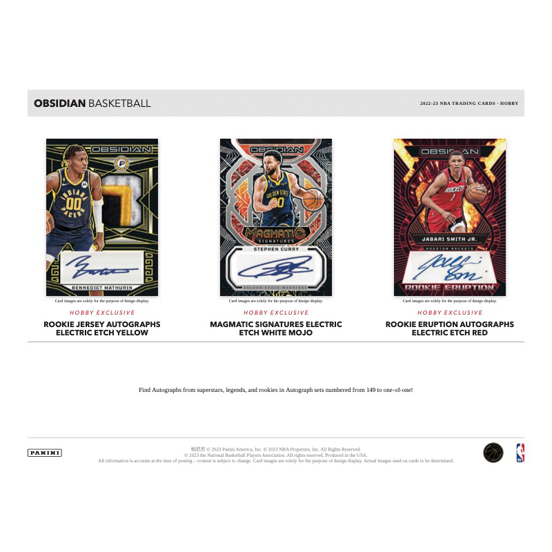 2022/23 Panini Obsidian Basketball Hobby 12 Box Case