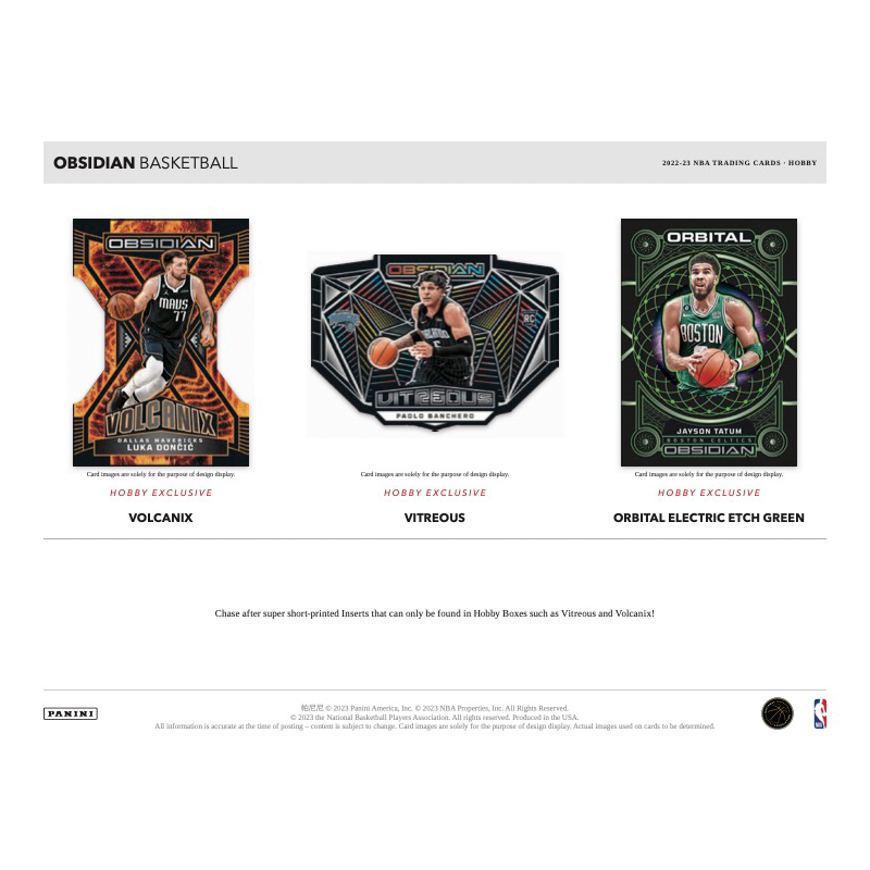 2022/23 Panini Obsidian Basketball Hobby 12 Box Case