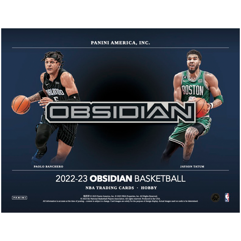 2022/23 Panini Obsidian Basketball Hobby 12 Box Case