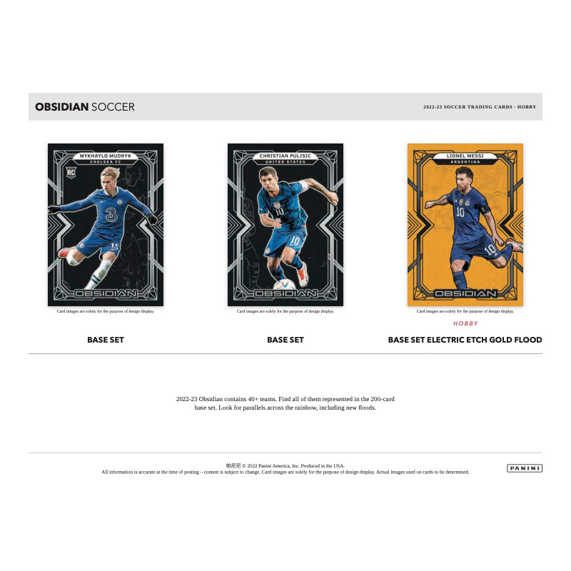 2022/23 Panini Obsidian Soccer Hobby Box