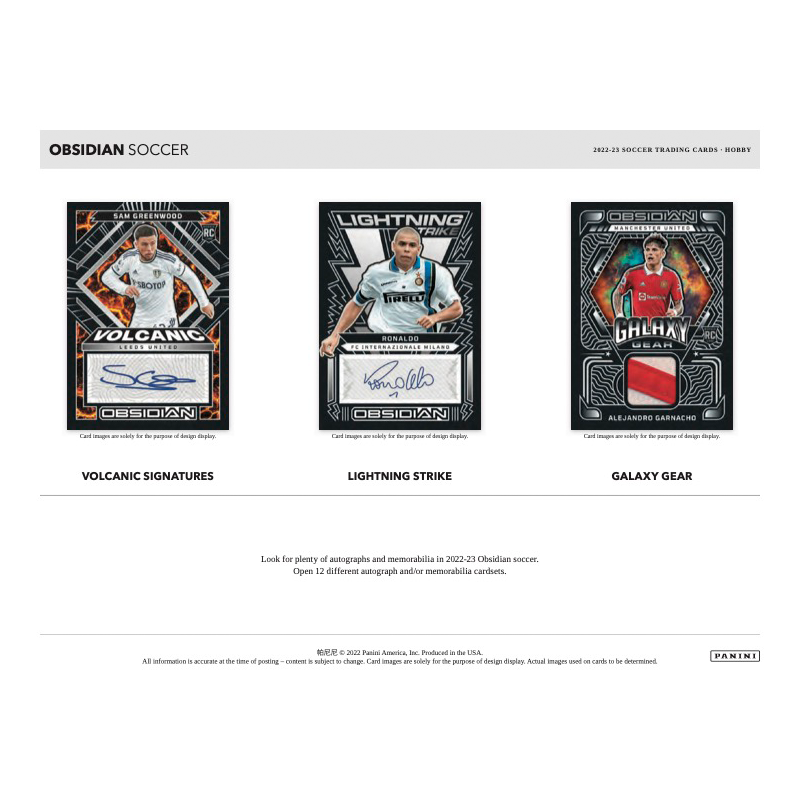 2022/23 Panini Obsidian Soccer Hobby Box