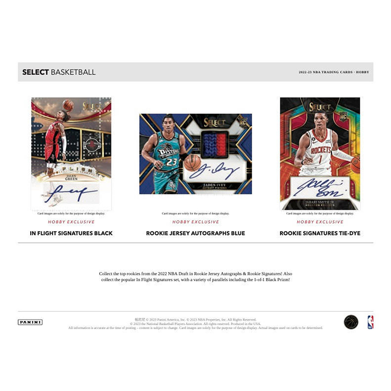 2022/23 Panini Select Basketball Hobby 12 Box Case