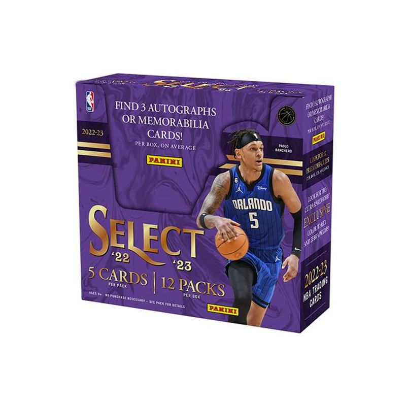 2022/23 Panini Select Basketball Hobby 12 Box Case