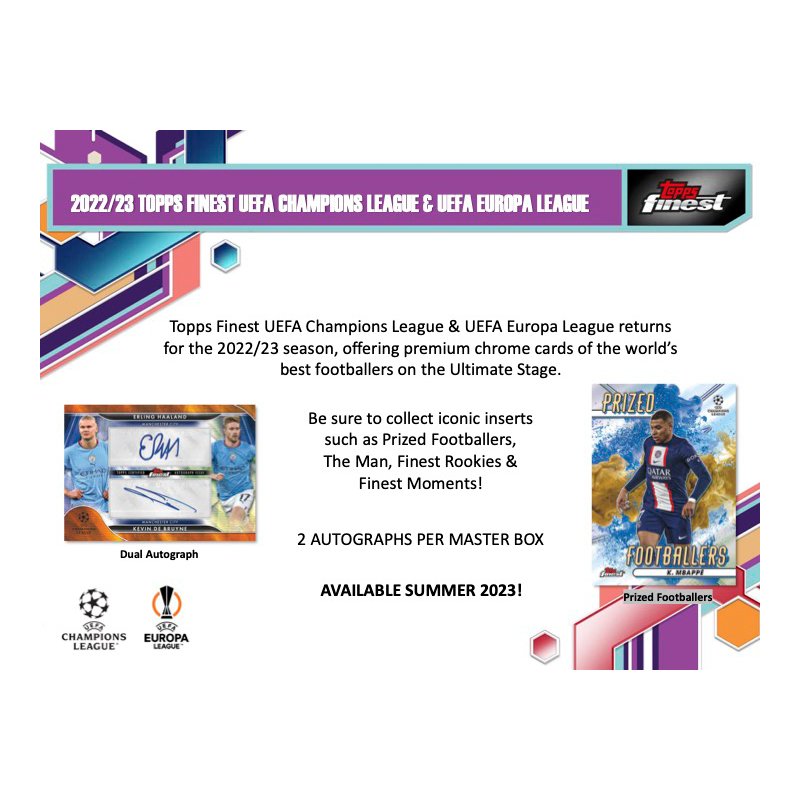 2022/23 Topps Finest UEFA Soccer Hobby Box