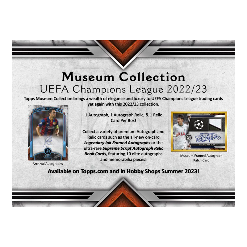 2022/23 Topps Museum Collection UEFA Soccer Hobby Box