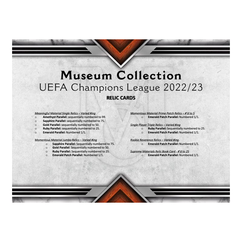 2022/23 Topps Museum Collection UEFA Soccer Hobby Box