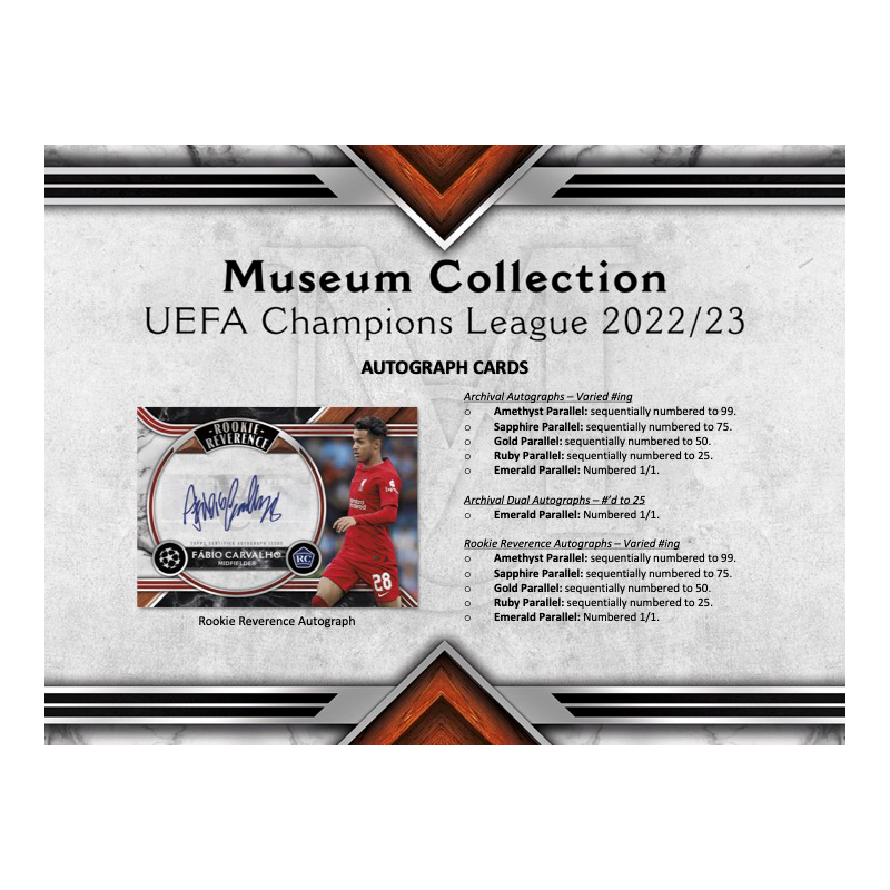 2022/23 Topps Museum Collection UEFA Soccer Hobby Box