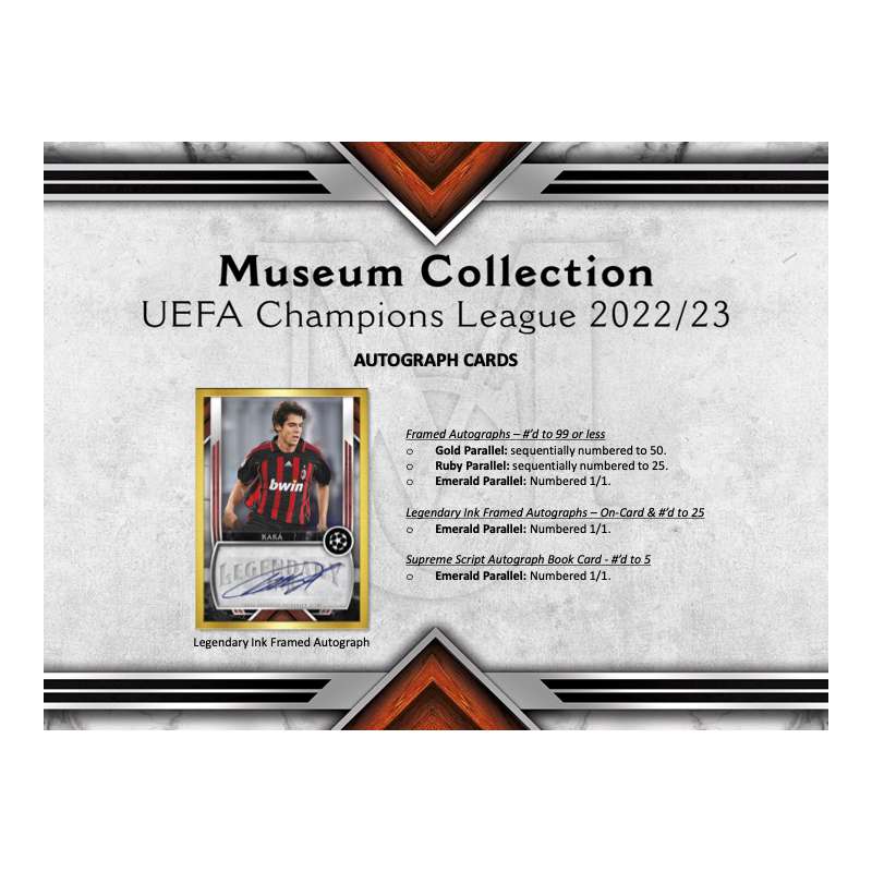 2022/23 Topps Museum Collection UEFA Soccer Hobby Box