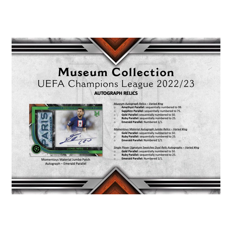 2022/23 Topps Museum Collection UEFA Soccer Hobby Box