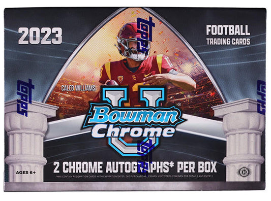 2023 Bowman Chrome University Football Breaker's Delight Box