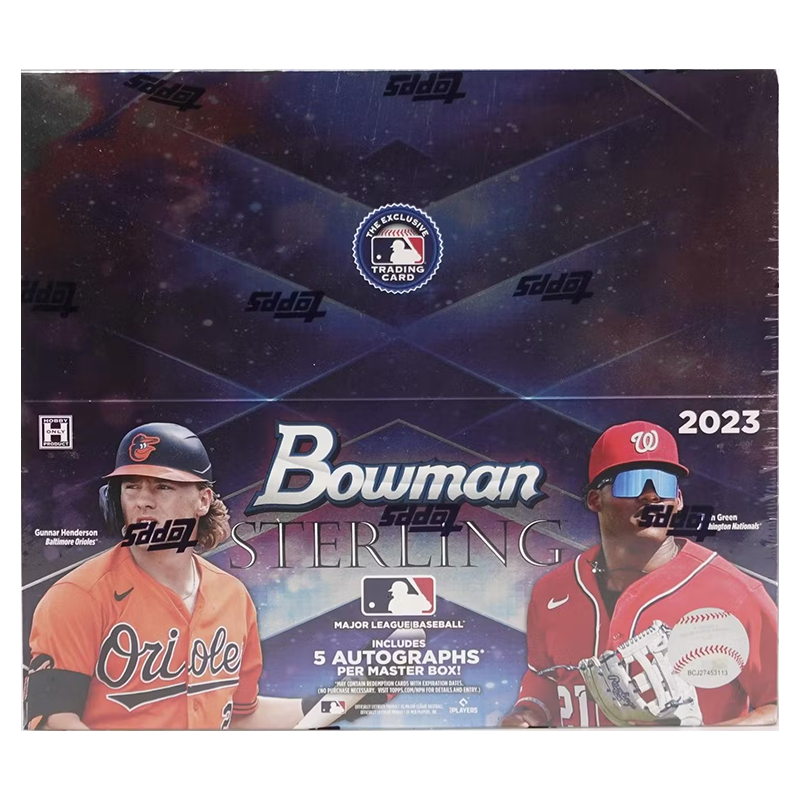 2023 Bowman Sterling Baseball Hobby 12 Box Case