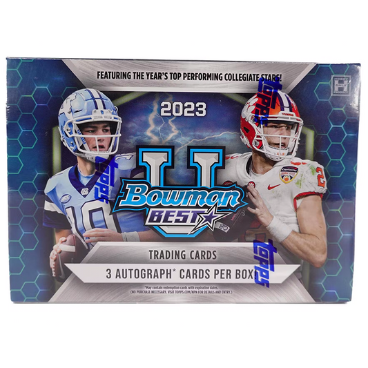 2023 Bowman University Best Football Breaker's Delight Box