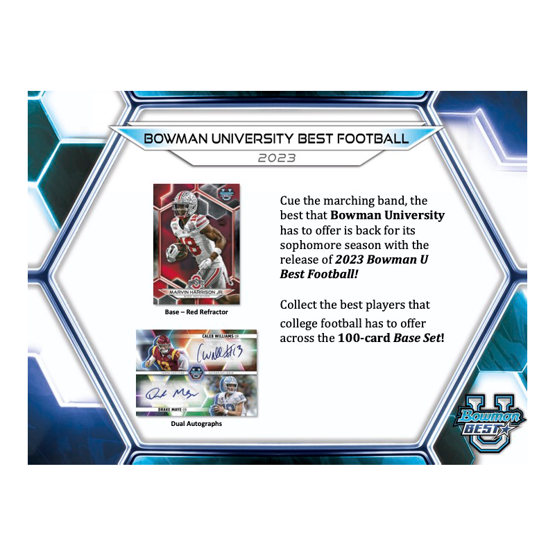 2023 Bowman University Best Football Breaker's Delight Box