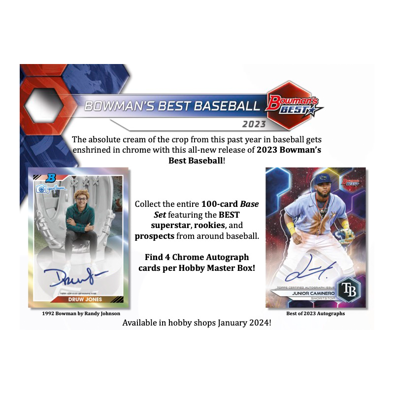 2023 Bowman's Best Baseball Hobby 8 Box Case