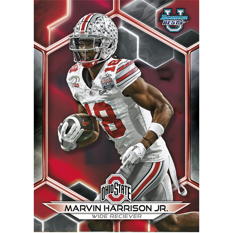 2023 Bowman's Best University Football Hobby 12 Box Case