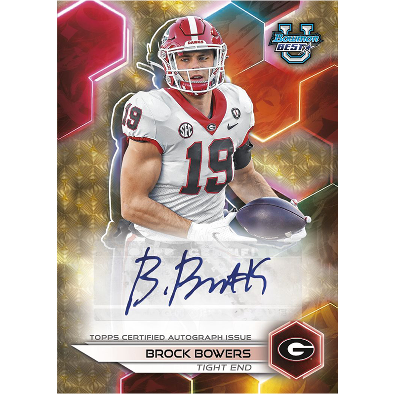 2023 Bowman's Best University Football Hobby 12 Box Case