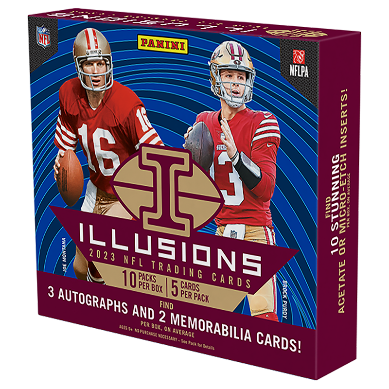 2023 Panini Illusions Football Hobby 16 Box Case