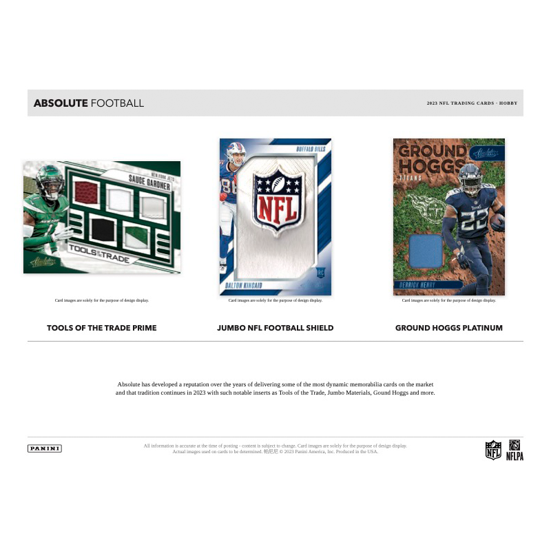 2023 Panini Absolute Football Hobby 12 Box Case