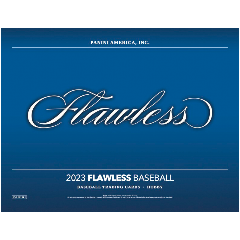 2023 Panini Flawless Baseball Hobby 2 Box Case