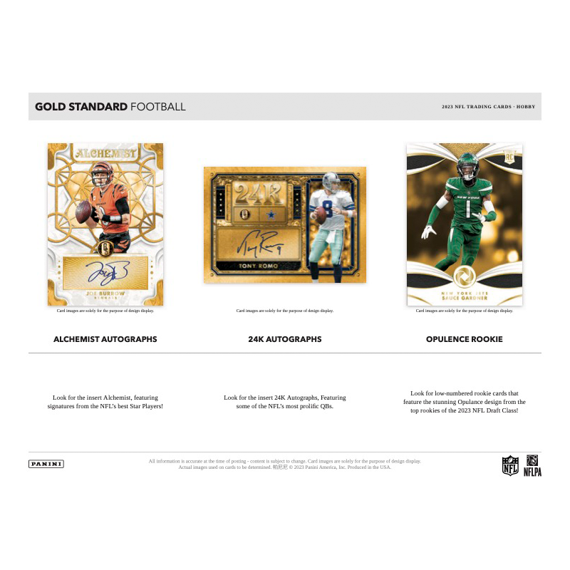 2023 Panini Gold Standard Football Hobby Box