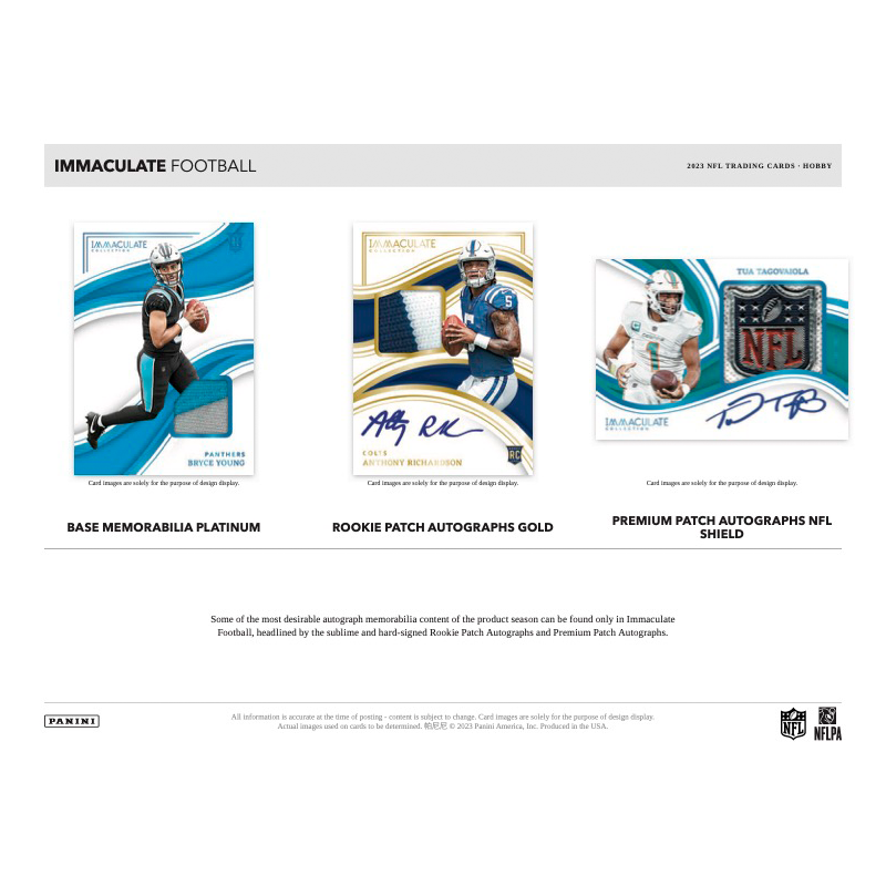 2023 Panini Immaculate Football Hobby 6 Box Case