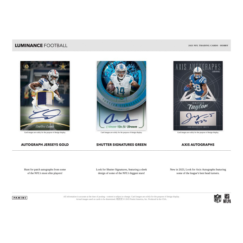 2023 Panini Luminance Football Hobby Box