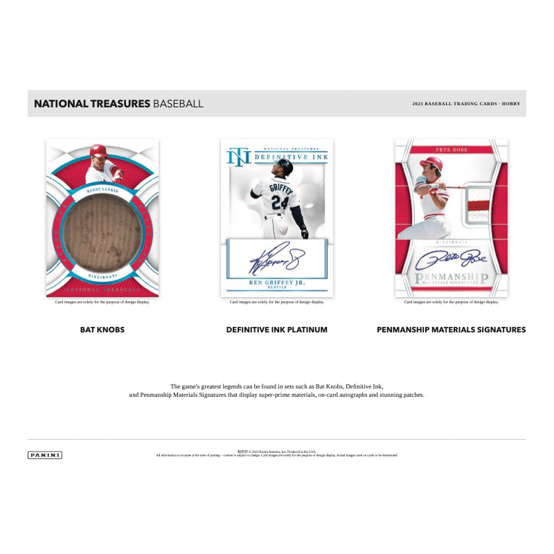 2023 Panini National Treasures Baseball Hobby Box