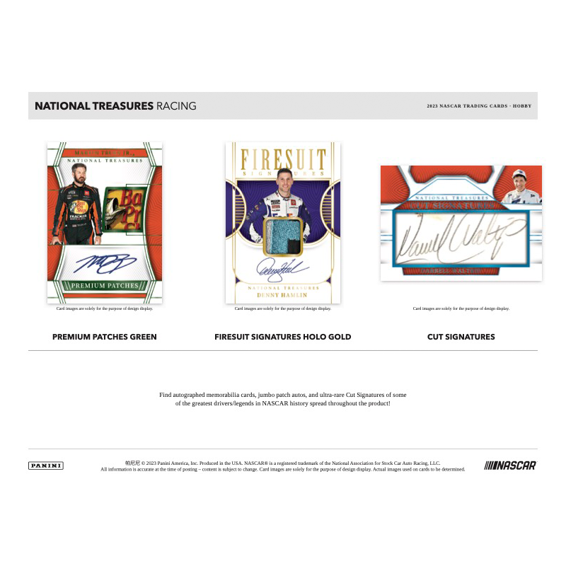 2023 Panini National Treasures Racing Hobby Box