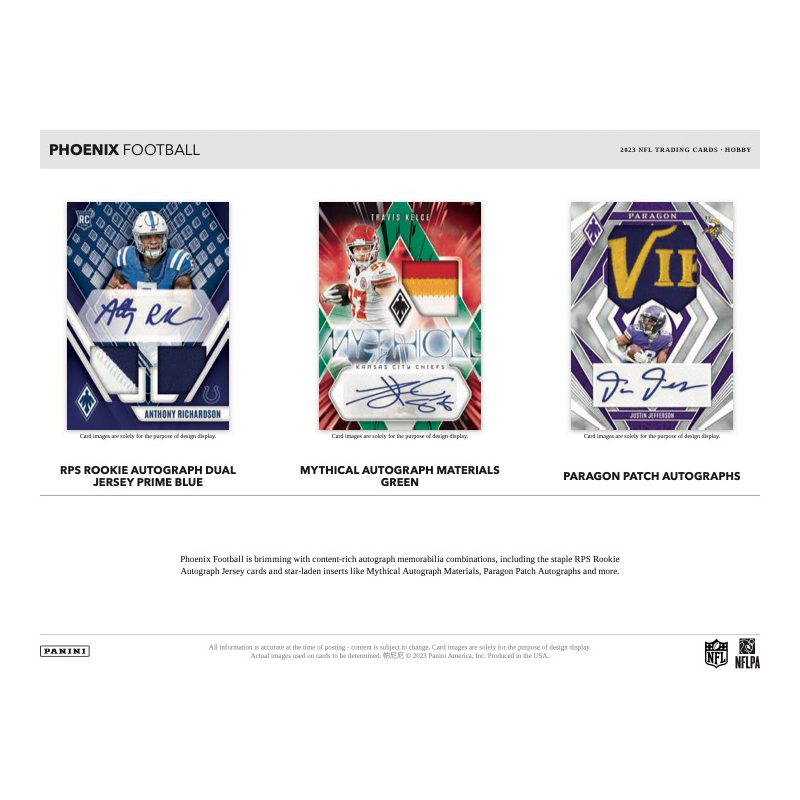 2023 Panini Phoenix Football Hobby 16 Box Case