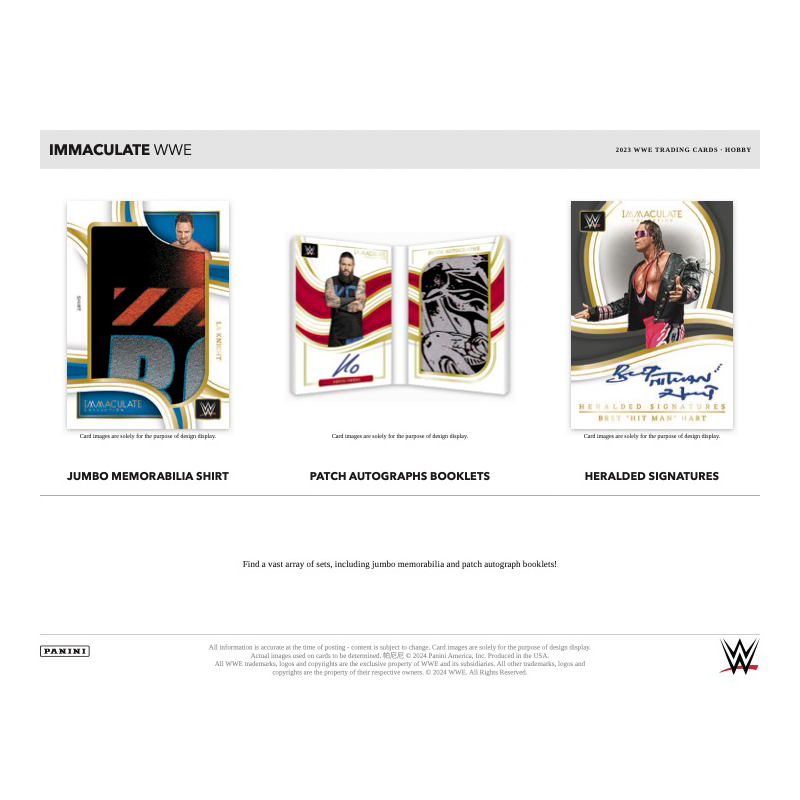 2023 Panini WWE Immaculate Hobby Box