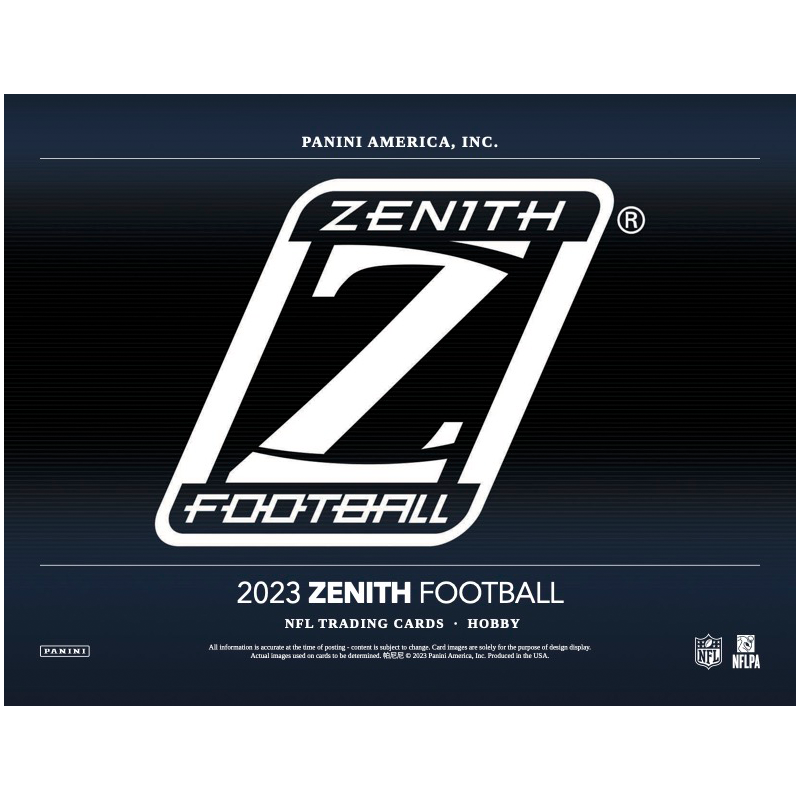 2023 Panini Zenith Football Hobby 12 Box Case