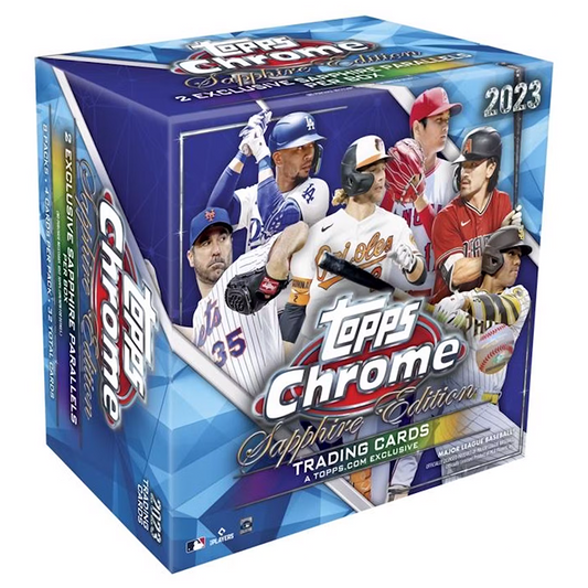 2023 Topps Chrome Baseball Sapphire Edition Box